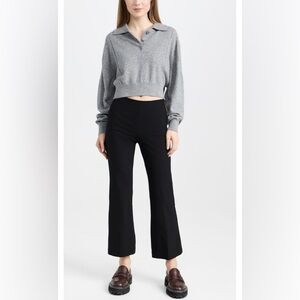 Theory CL Kick Pant T Black Bistretch Cropped Pants